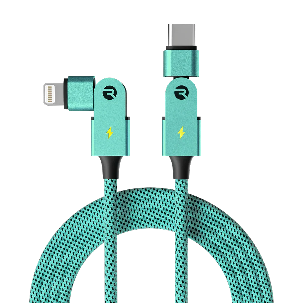 Lightning: for iPhone 13/14 and older / 10ft / Mint